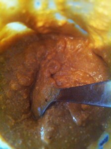 Erdnussbutterzubereitung