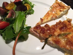 Spargel-Schinken Quiche und Ziegenkäse Quiche